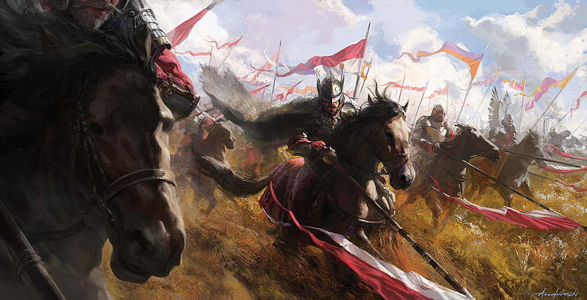 Winged Hussars, Lithuania, Poland, Horse, Cavalry / and Mobile Background, Cavalry HD wallpaper
