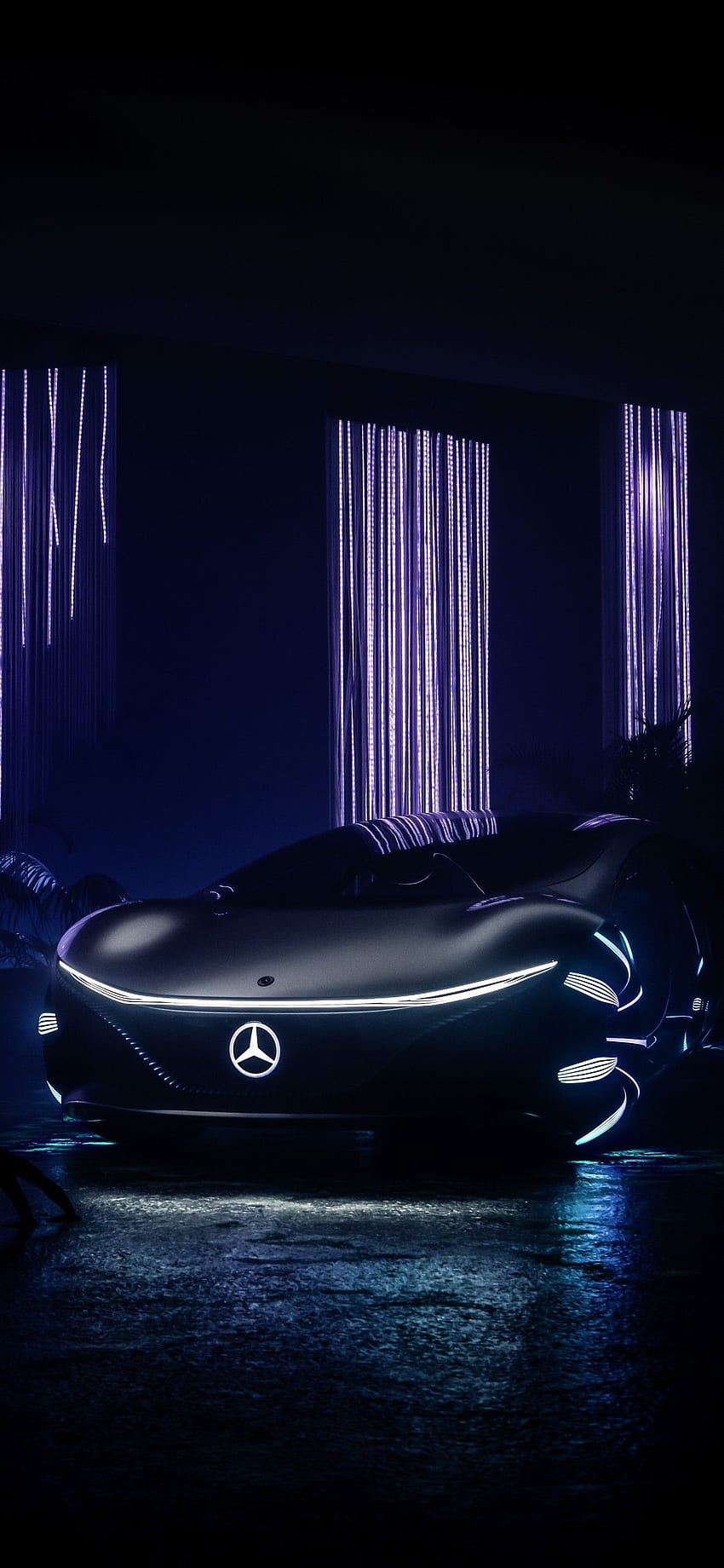 Mercedes Benz VISION AVTR , Концептуални автомобили, 2020 г., Автомобили HD тапет за телефон