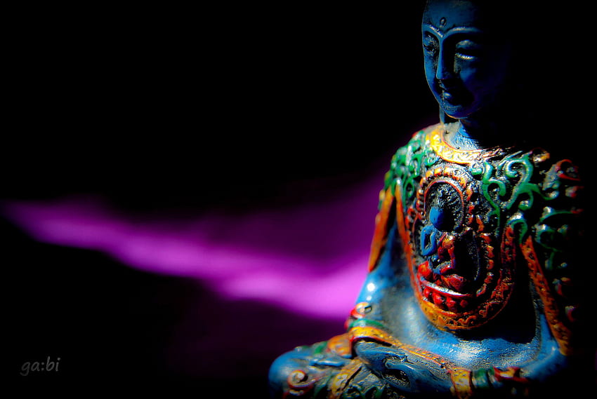 Buddha Buddhism Meditation Statue Sculpture Shadow Dark, Buddhist Meditation HD wallpaper