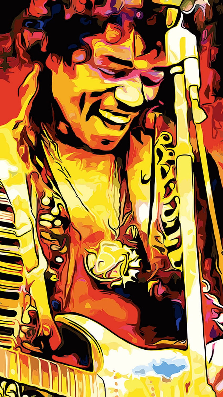 Jimi Hendrix wallpaper by storybot78  Download on ZEDGE  35cc