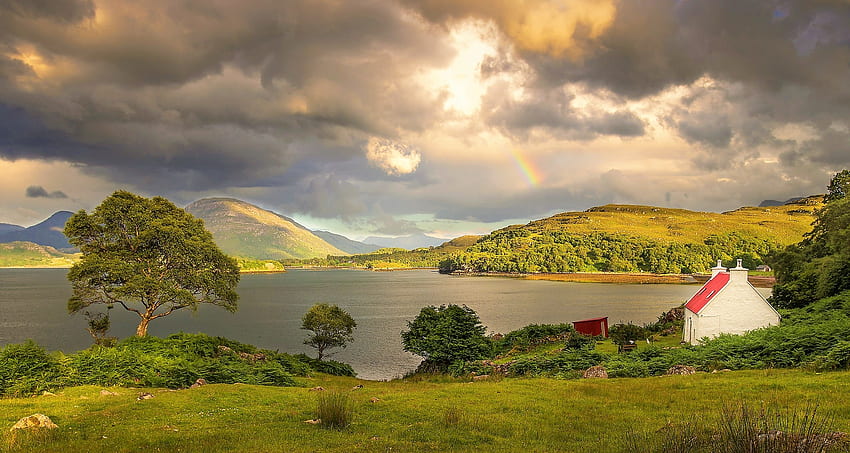 Loch Torridon - Escocia, Loch Torridon, Highlands escocesas, Lochs escoceses, Escocia fondo de pantalla