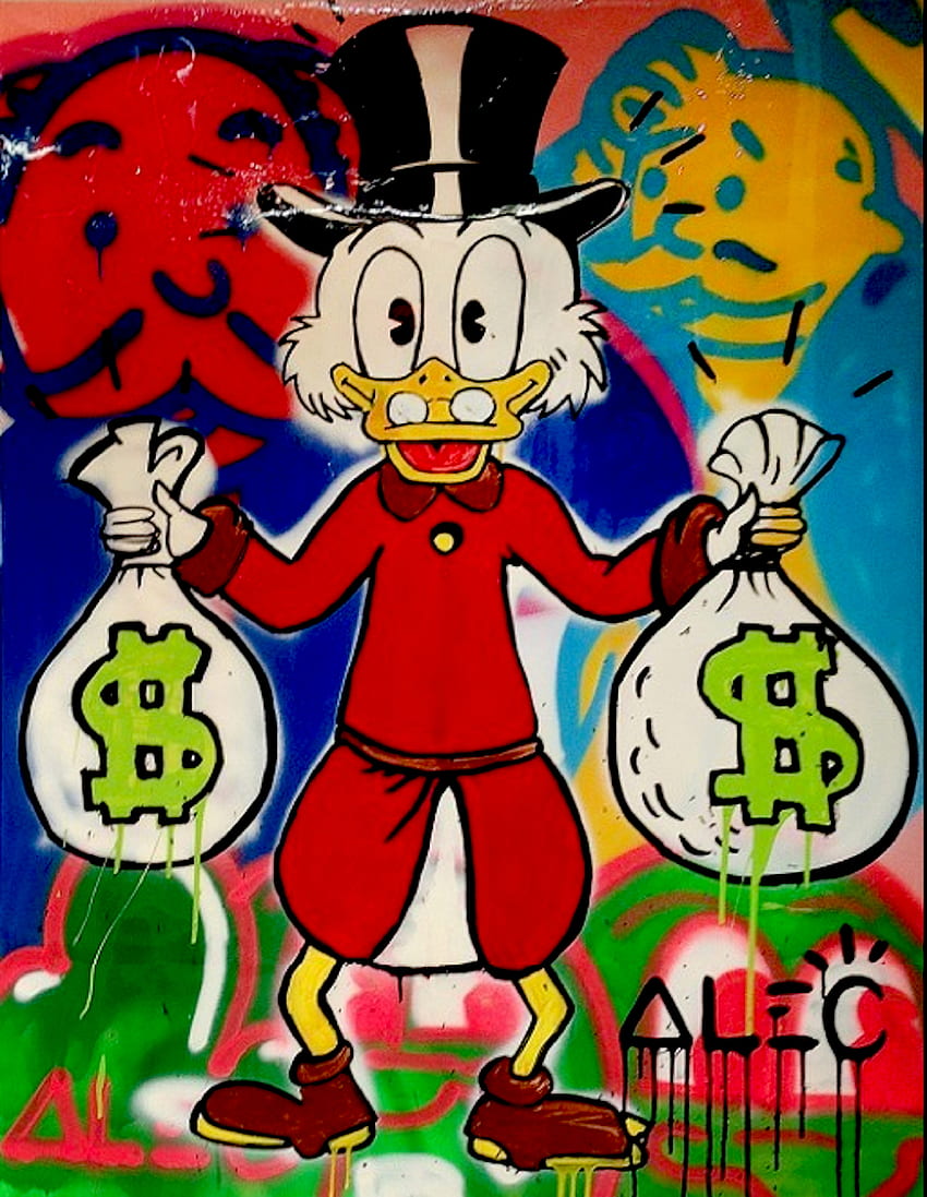 Graffiti Monopoly, Alec Monopoly HD phone wallpaper