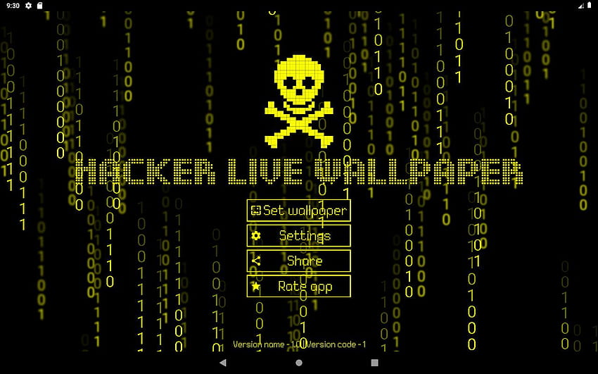 Hacker Live for Android, Hack Code HD wallpaper