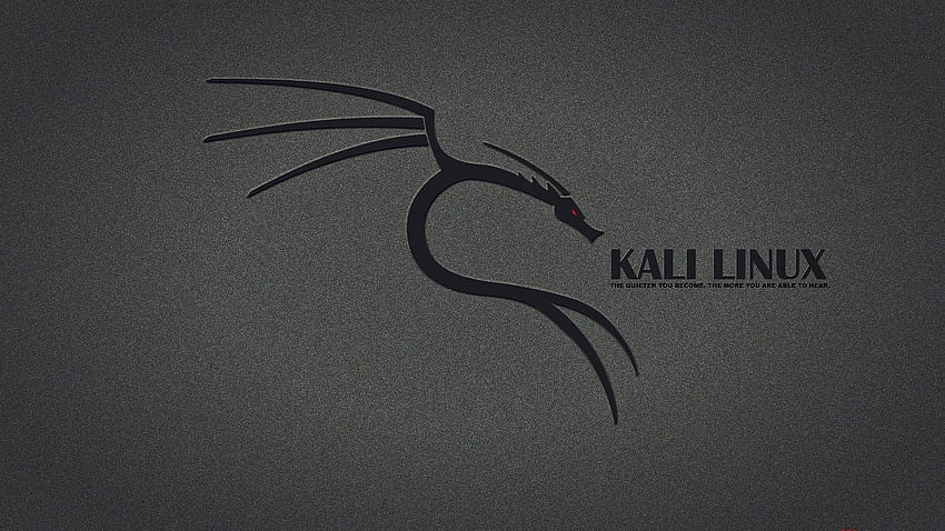 Kali Linux, Kali Linux Czarny Tapeta HD