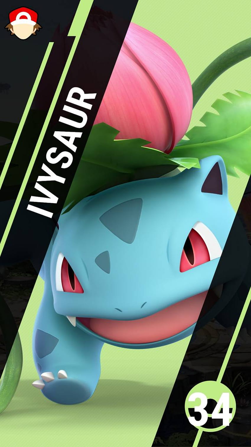 SSBU Ivysaur วอลล์เปเปอร์โทรศัพท์ HD