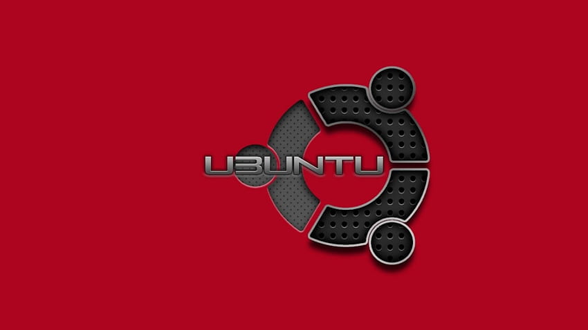 ubuntu, metal, didis, rosa Tapeta HD