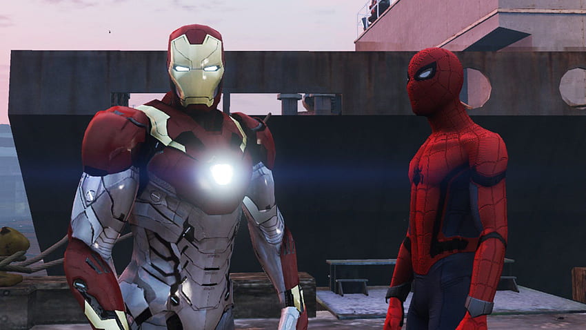 Iron Man Mark 47 (Spider Man Home Coming) [Add On Ped], Iron Man MK 47 HD wallpaper