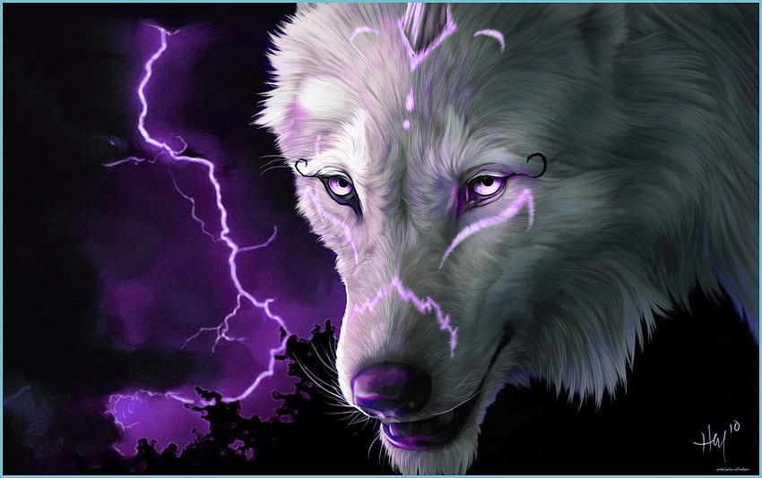 Serigala Mistik - Latar Belakang Serigala Mistik Teratas - Serigala Galaksi Mistik, Serigala Natal Wallpaper HD
