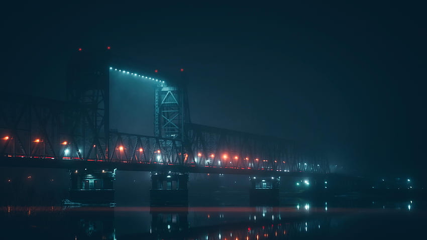 Foggy for your or mobile screen and easy to, Foggy Night HD wallpaper