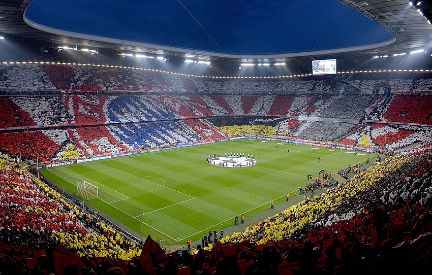 sport, stadion, piłka nożna, FC Bayern, Allianz Arena Tapeta HD