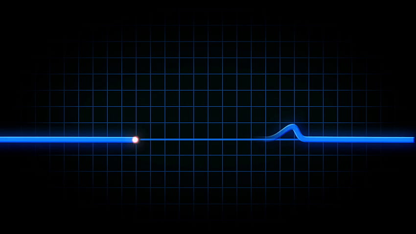 de movimiento de de electrocardiograma de corazón sano, línea plana de monitor cardíaco fondo de pantalla