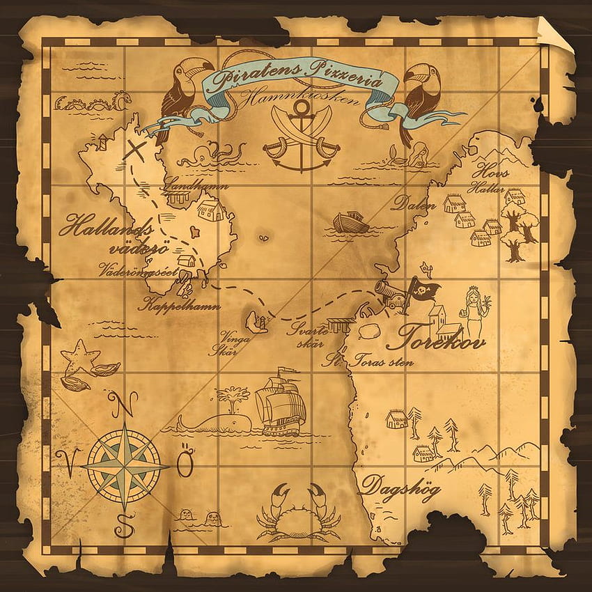 Treasure map for fridge ?. Treasure maps for kids, Pirate HD phone wallpaper