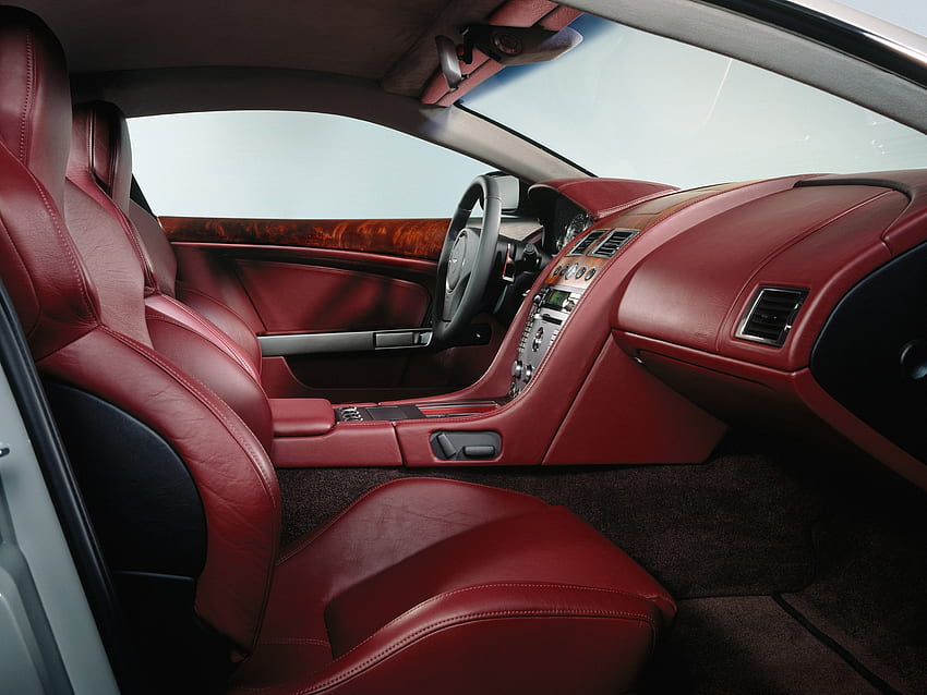 Interior, Aston Martin, Cars, Steering Wheel, Rudder, Salon, 2004, Db9 HD wallpaper