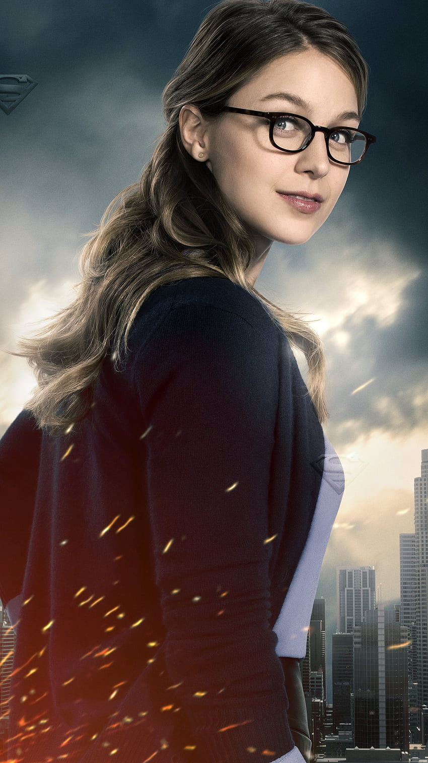 Melissa Benoist, hollywoodzka aktorka, supergirl Tapeta na telefon HD