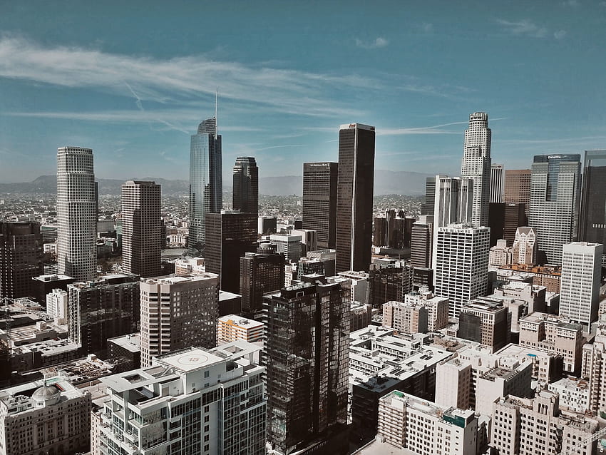 都市, 建物, 上からの眺め, 超高層ビル 高画質の壁紙