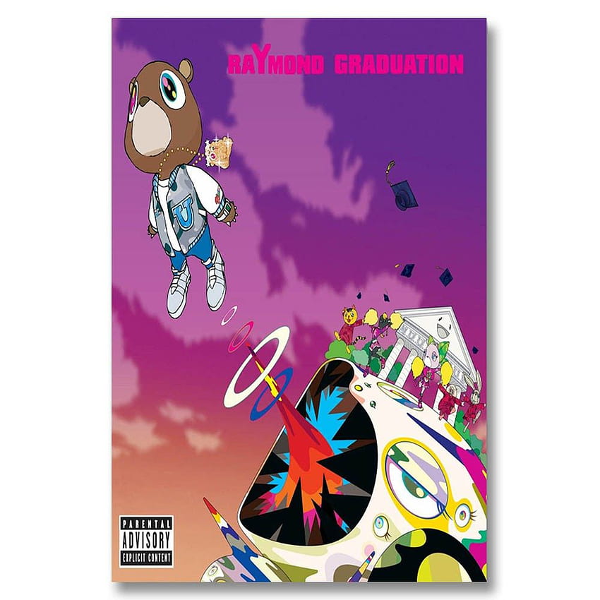 Remise des diplômes de Kanye West - Affiche de remise des diplômes de Kanye West Fond d'écran de téléphone HD