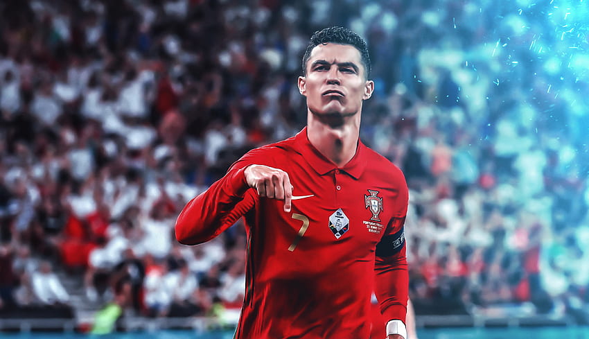 GOAT Cristiano Ronaldo 2021 Laptop, Sport, und Hintergrund HD-Hintergrundbild