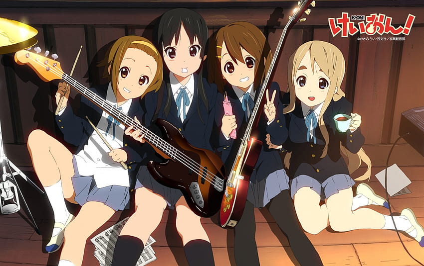 k-on, music, awesome, anime, guitar, cute HD wallpaper