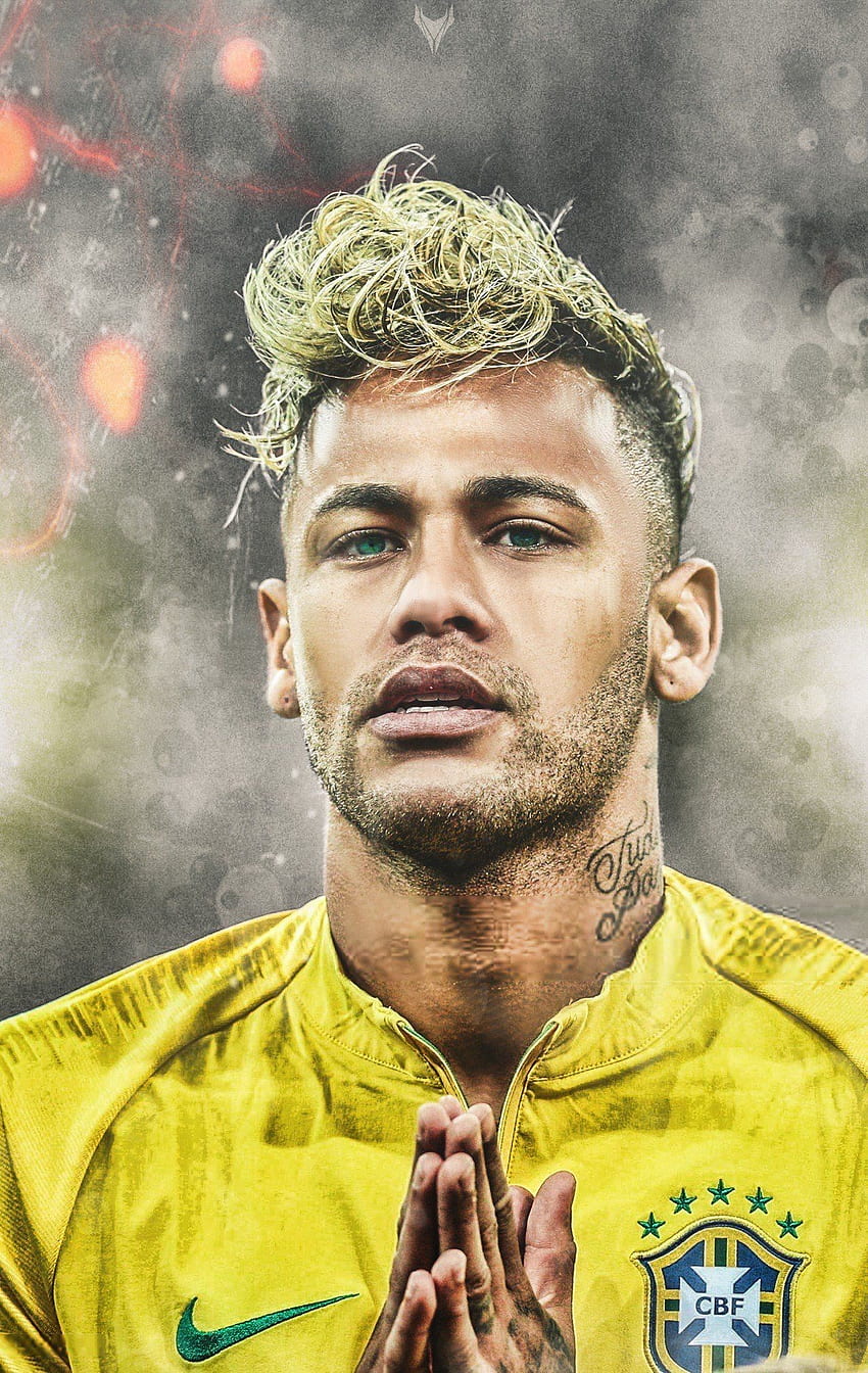 Download Tough Neymar For Brazil Wallpaper  Wallpaperscom