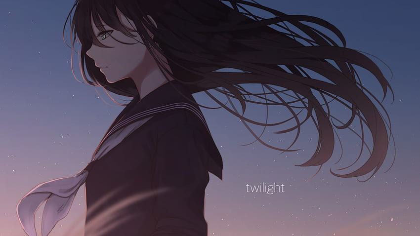 Sad Anime, Dark Anime Girl HD wallpaper