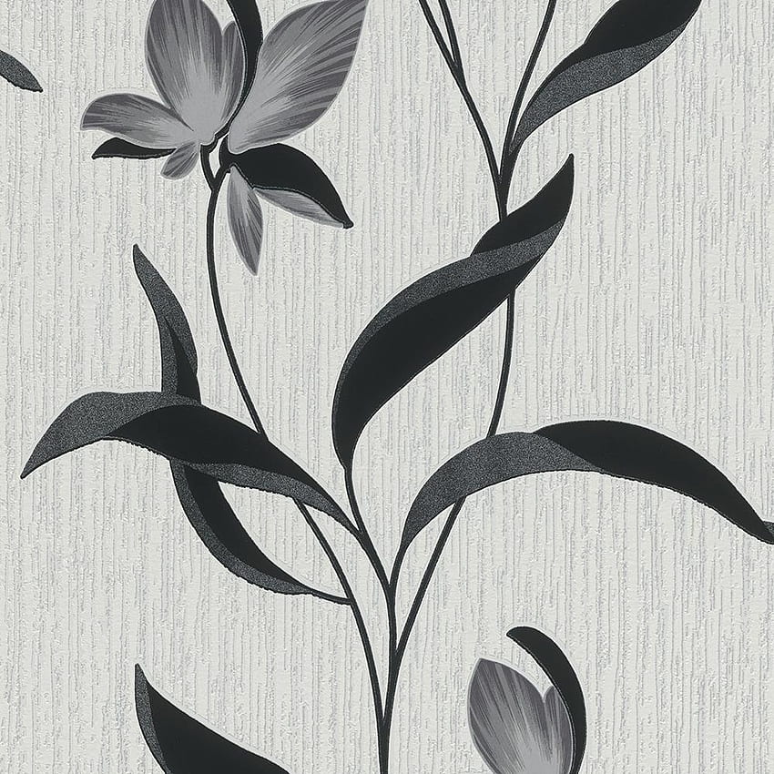 Fleur Grey Flower On White Bark Texture 9730 15, Gray Flower HD phone wallpaper