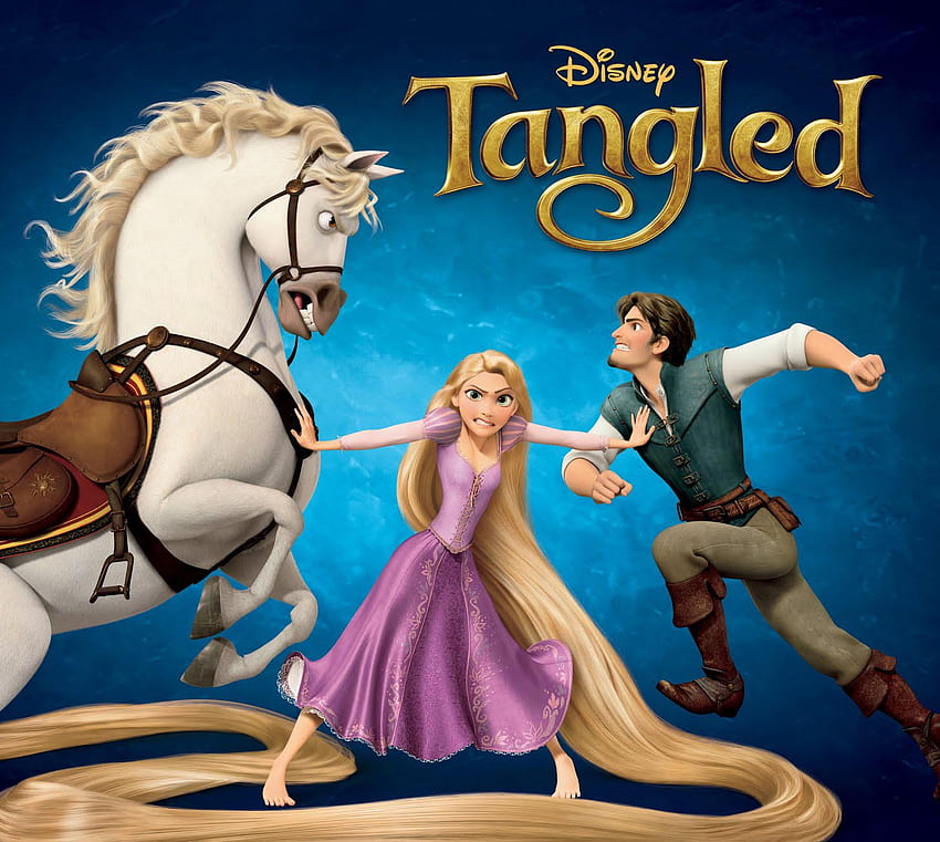Walt Disney World: 9 Disney Couple Tangled Princeess Rapunzel and Prince Flynn Rider HD wallpaper