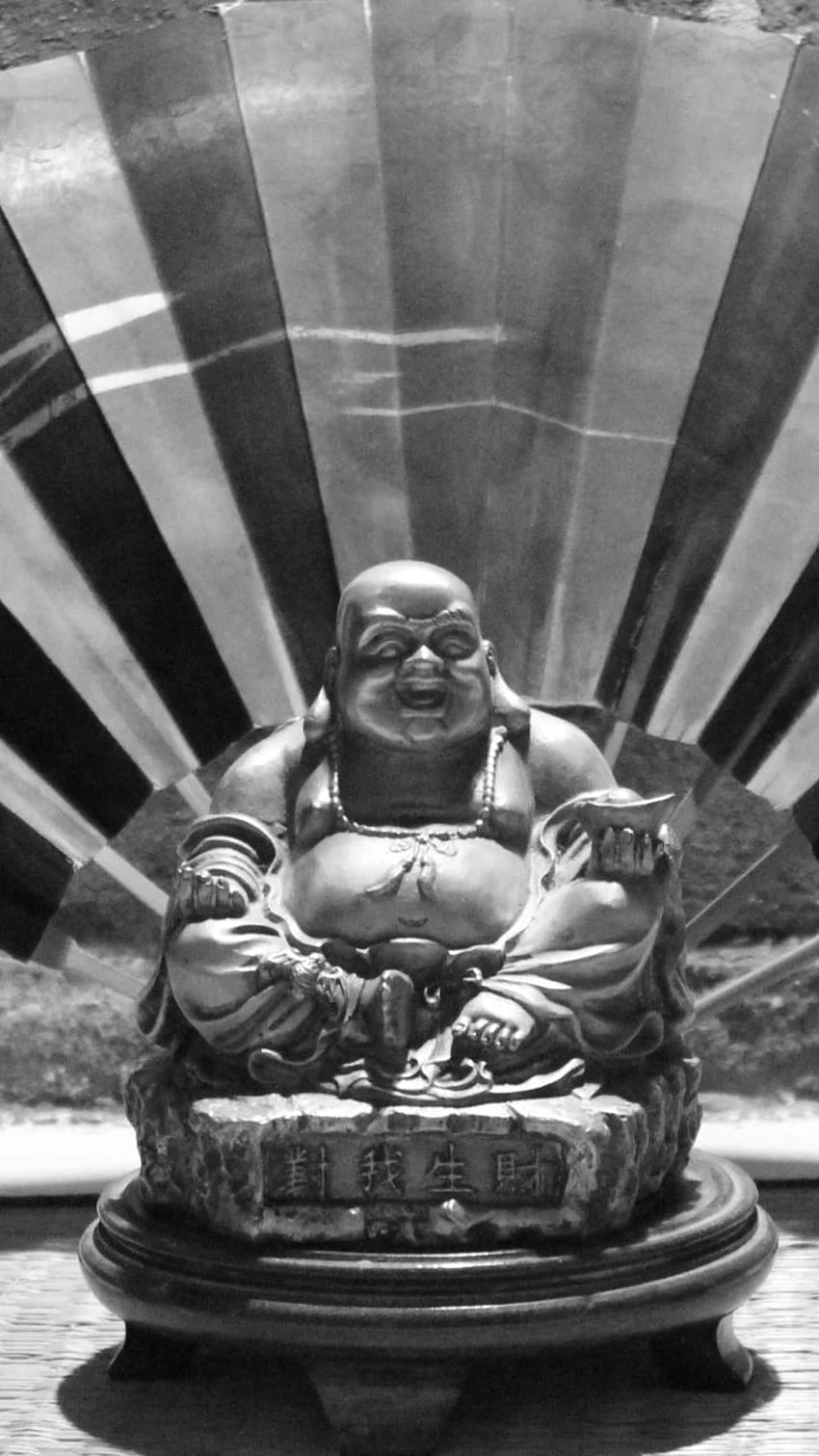 Religiöser Buddha (), Buddha Schwarzweiß HD-Handy-Hintergrundbild