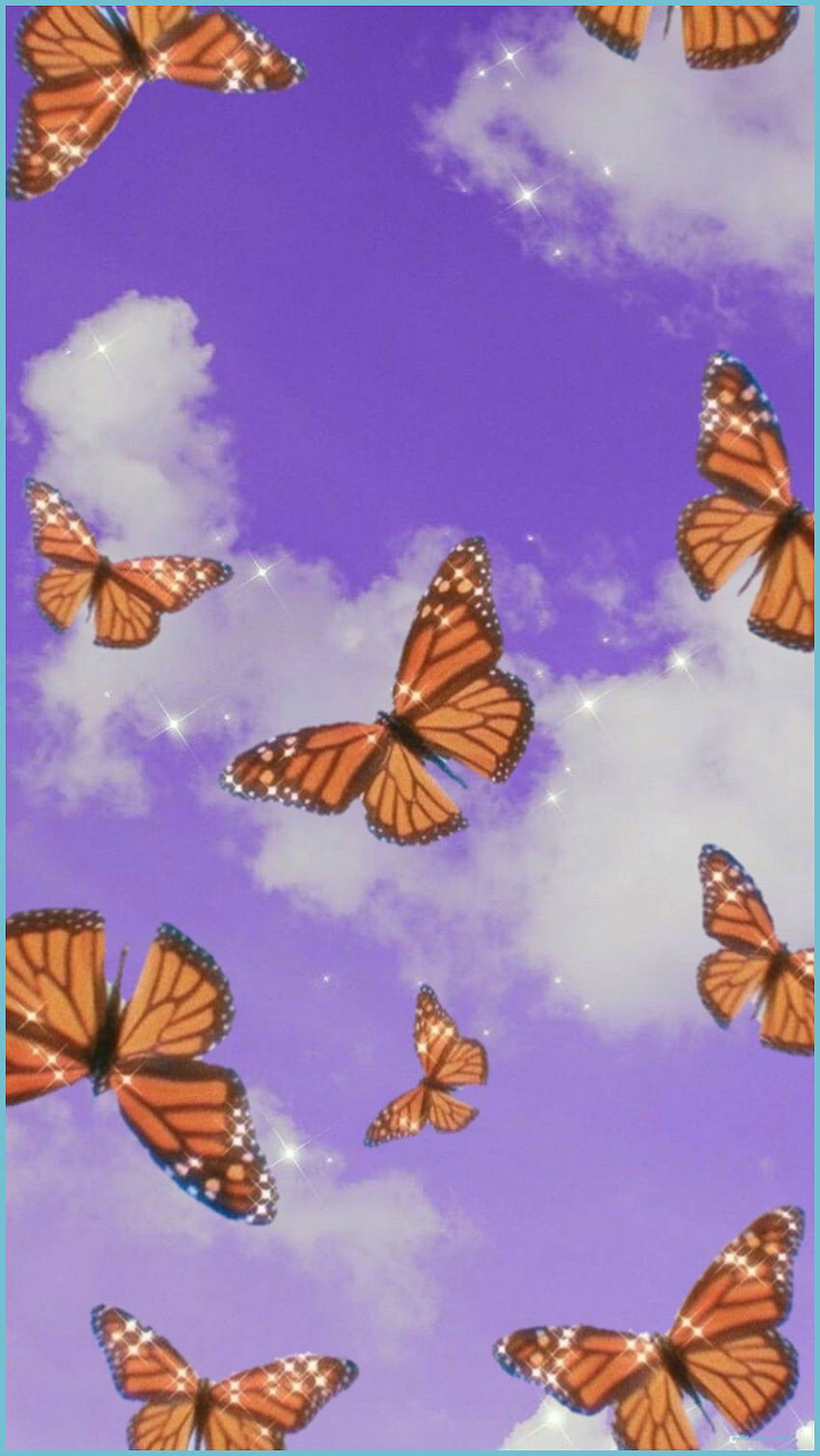 Kirby Rooks'un Peachy And Aesthetics Purple Butterfly panosundaki Pin - Estetik Kelebek, Mor Kelebekler HD telefon duvar kağıdı