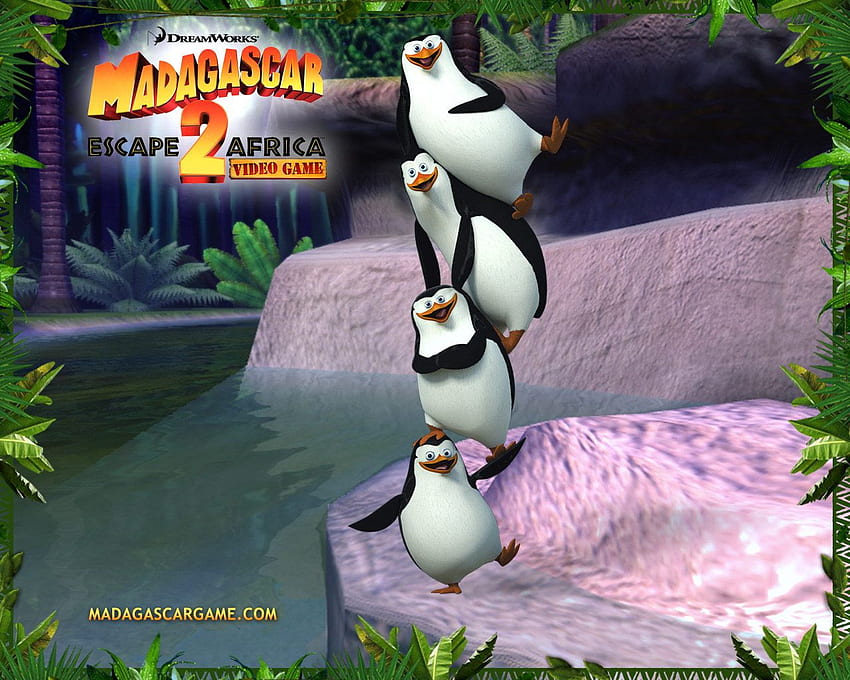 Madagascar Escape 2 Africa Penguin Tower HD wallpaper