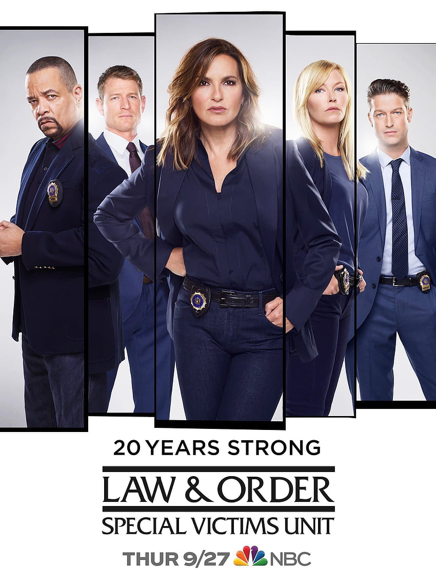 Law and Order: SVU - Season 20 Poster - 20 Years Strong - Law and Order SVU HD phone wallpaper