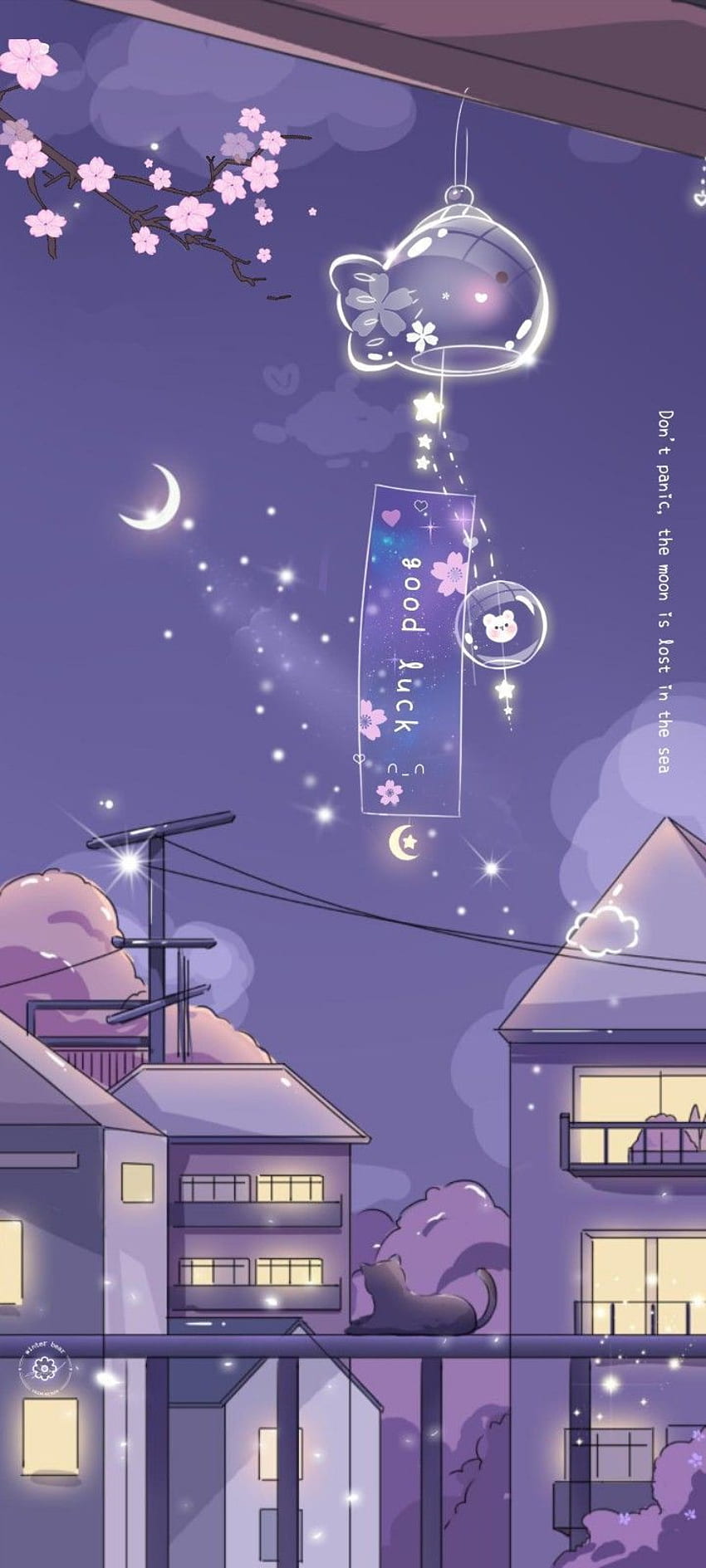 Anime, sky, aky HD phone wallpaper