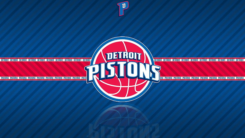 Detroit-pistons-logo--and--background-in- HD wallpaper