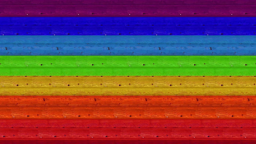 mehrfarbig, Bretter, Textur, Wand, Regenbogen HD-Hintergrundbild