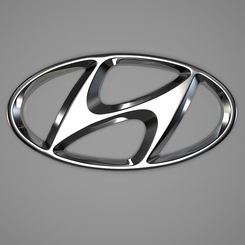 Hyundai logo 3D -Logo Brands For 3D HD phone wallpaper