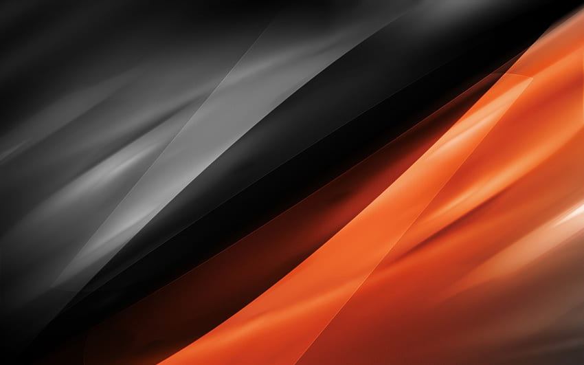 Abstract Dark Orange Lines 추상 다크 오렌지 라인은 에 게시된 것입니다. 어두운, 개요, 배경 HD 월페이퍼