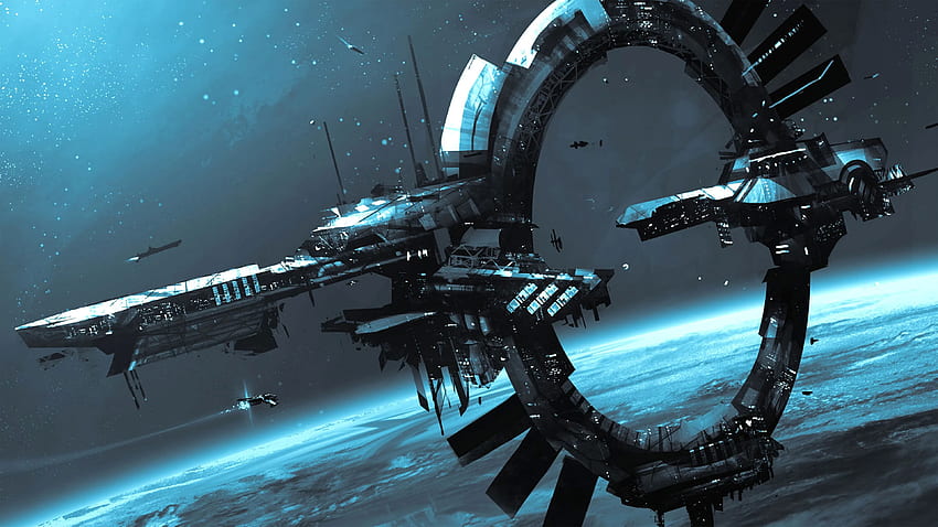 STAR CITIZEN sci-fi spaceship game city f wallpaper, 3128x1836, 167641