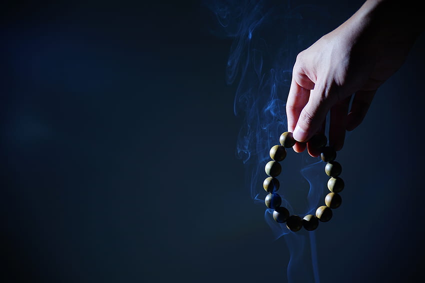 Rauch, Hand, Verschiedenes, Sonstiges, Perlen, Rosenkranz HD-Hintergrundbild