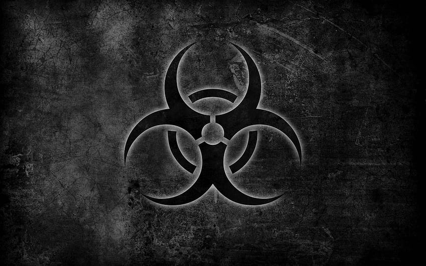 Toksyczny Znak. Zagrożenie biologiczne w 2019 r., symbole, fajne, toksyczność Tapeta HD