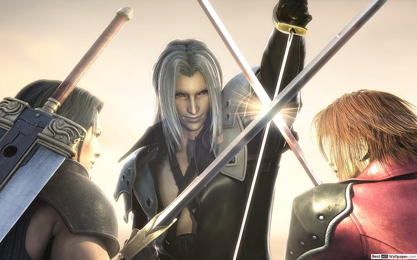Final Fantasy VII - Angeal Hewley, Genesis Rhapsodos Vs Sephiroth HD wallpaper