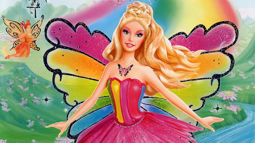 Poupée Barbie, dessin animé de poupée Barbie Fond d'écran HD