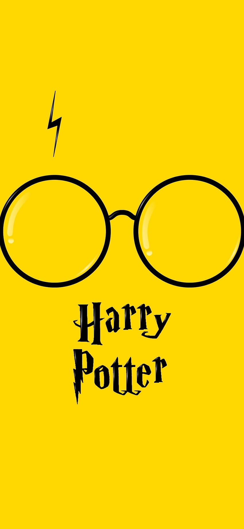 Harry Potter minimalistisches iPhone XS, iPhone 10, iPhone X HD-Handy-Hintergrundbild