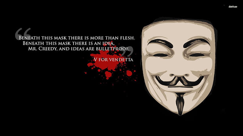 V for Vendetta alıntısı. Film tv. V for kan davası, Film Alıntıları HD duvar kağıdı