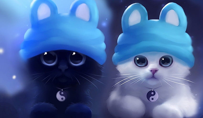 Background 4U: Fantasy Cats, Cute Cat Art HD wallpaper