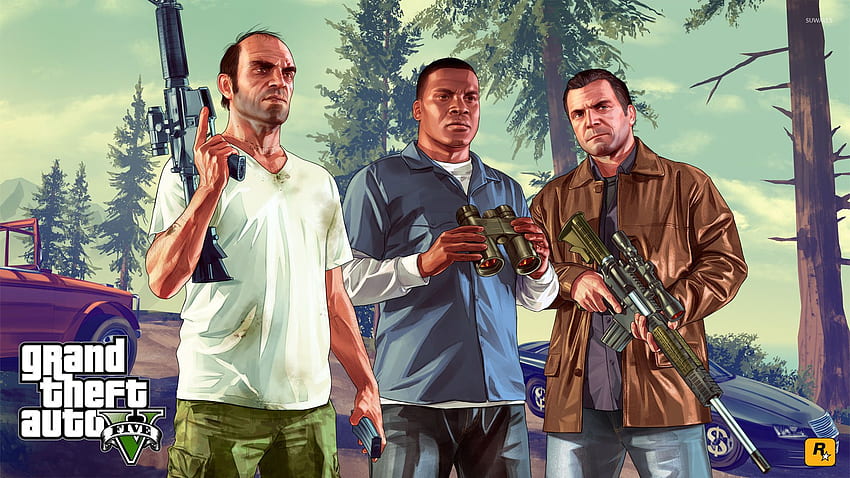 Grand Theft Auto V [6] - Game, GTA HD wallpaper
