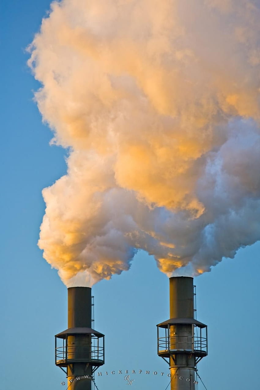 background: Industrial Air Pollution Canada HD phone wallpaper