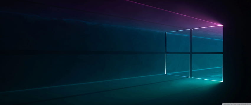Windows 10 Dark Ultra, Windows 3440X1440 papel de parede HD