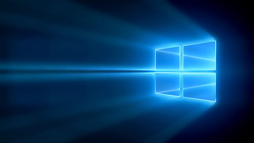 Windows 10 niebieski, logo Windows Tapeta HD