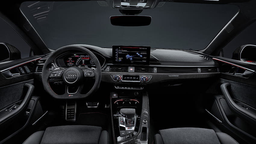 Audi RS 5 Coupe Competition 2022 Mobil Interior Wallpaper HD
