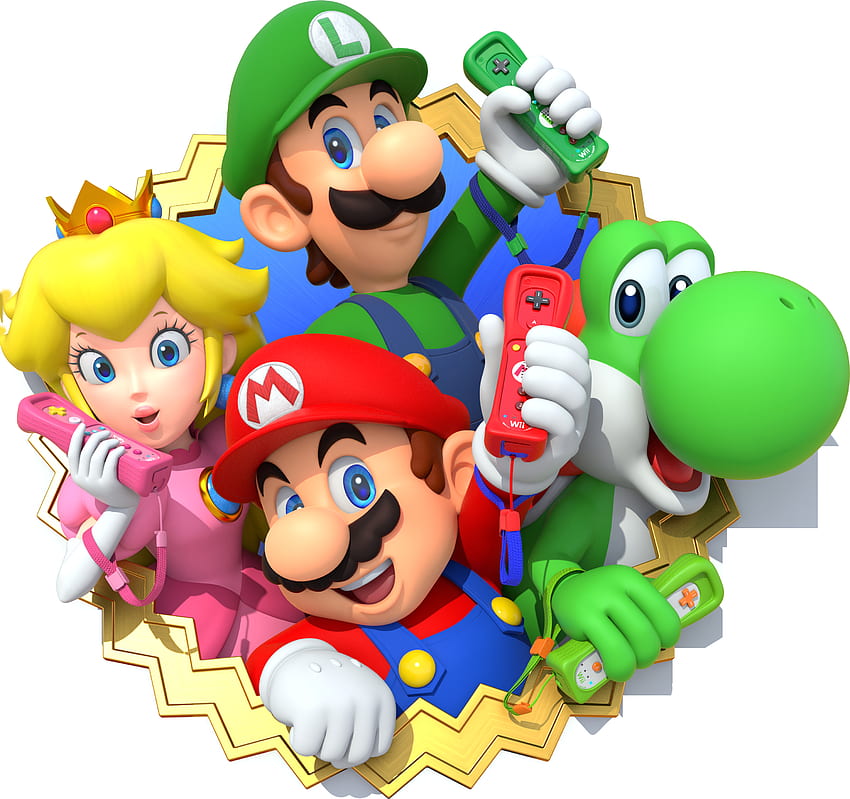 Mario Mario Party 10 i tło - Super Mario Bros Png. Pełny rozmiar PNG Tapeta HD