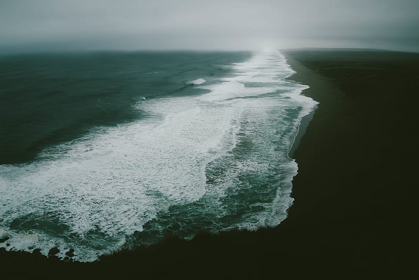 Mar, Natureza, Costa, Banco, Oceano, Surf papel de parede HD